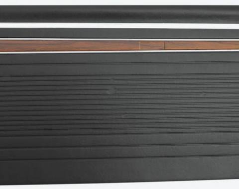 Distinctive Industries 1970 Custom Front Door Panels Rosewood Stripe, Preassembled 096578PBLK | L-2295 Madrid Black