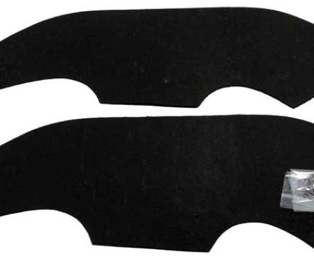 Montco Inc / Repops Control Arm Dust Shield Set w/ Hardware, 68 Chevy II Nova R-N106