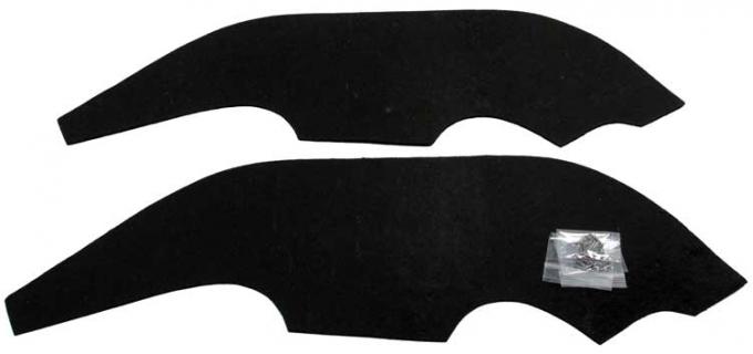 Montco Inc / Repops Control Arm Dust Shield Set w/ Hardware, 68 Chevy II Nova R-N106