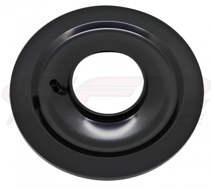 Chevrolet / Ford / Mopar Universal 14" Flat Air Cleaner Base, Black Finish