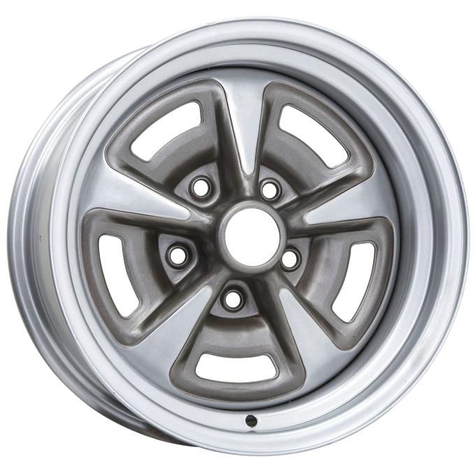 Wheel Vintiques 15x8 Pontiac Rallye II Silver 5x4.75" bolt 4" backspace 60-583404