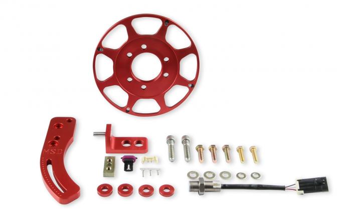 MSD Crank Trigger Wheel Kit, Flying Magnet, Hall-Effect , BBC, 8 In. 86201