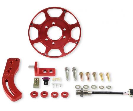 MSD Crank Trigger Wheel Kit, Flying Magnet, Hall-Effect , BBC, 8 In. 86201