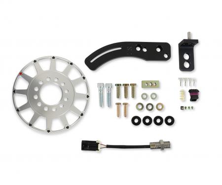 Holley EFI 8-Inch 12-1X Crank Trigger Kit, BBC, Hall Effect 556-170