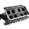 Holley EFI 8.2" SBF Ford Hi-Ram EFI Manifold with Side Mount Top-Black 300-306BK