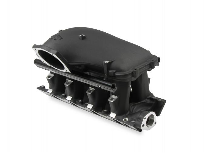 Holley EFI 8.2" SBF Ford Hi-Ram EFI Manifold with Side Mount Top-Black 300-308BK