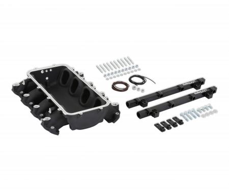 Holley EFI Holley Lo-Ram Manifold Base and Port Injection Fuel Rails, GM Gen v LT 300-711BK