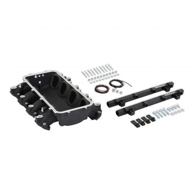 Holley EFI Holley Lo-Ram Manifold Base and Port Injection Fuel Rails, GM Gen v LT 300-711BK