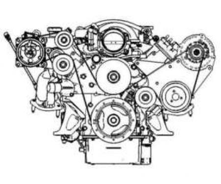 LS Engine Air Conditioning Bracket Kit