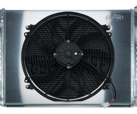 Cold Case Radiators 68-79 Nova BB Aluminum Performance Radiator And 16 Inch Fan Kit MT CHN548K