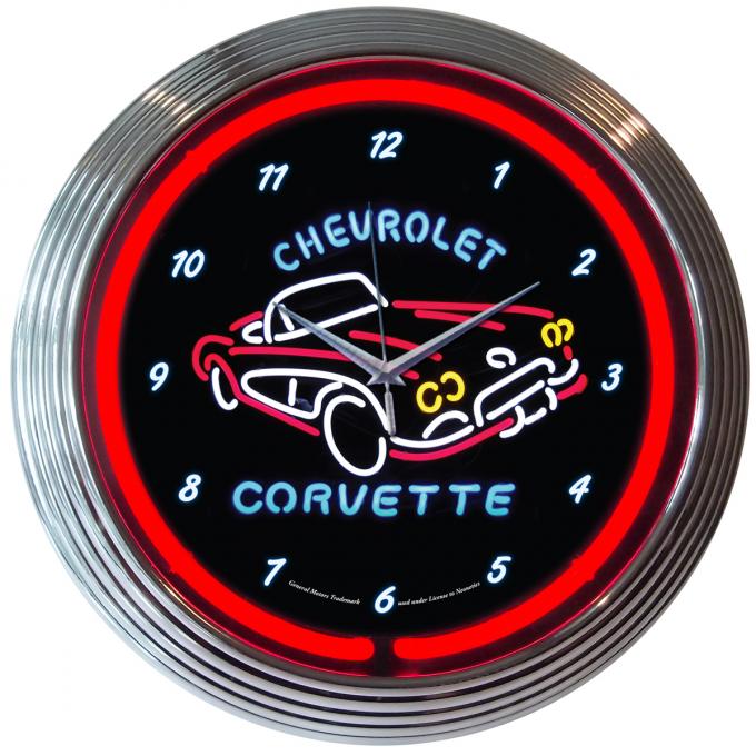 Neonetics Neon Clocks, Corvette C1 Neon Clock