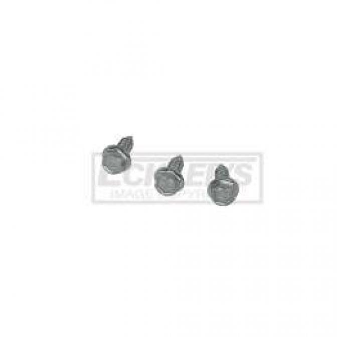 El Camino Windshield Washer Bottle Bracket Fasteners, 1964-1966