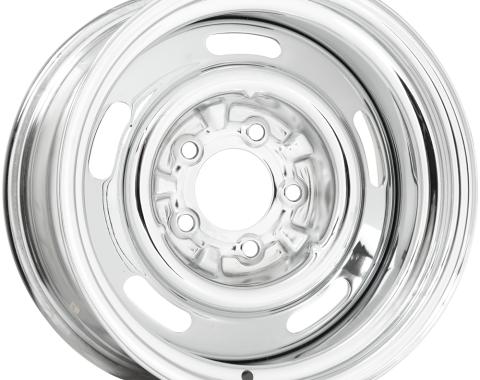 Wheel Vintiques 15x8 Corvette Style Rallye Chrome  5x4.75" bolt  4" backspace 32-583404