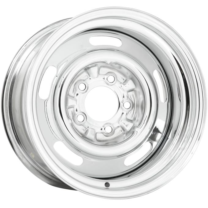 Wheel Vintiques 15x8 Corvette Style Rallye Chrome  5x4.75" bolt  4" backspace 32-583404