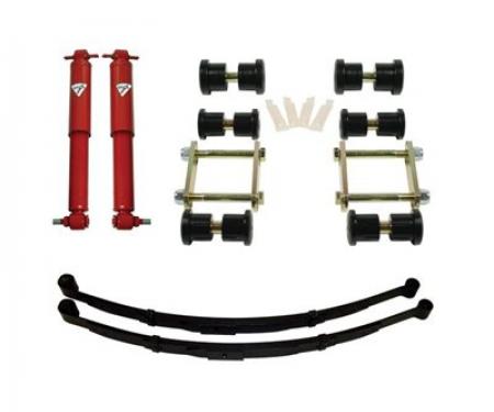 Detroit Speed Rear Speed Kit 1 Suspension Kit 2 Inch Drop Multi-Leaf 68-74 X-Body 041633