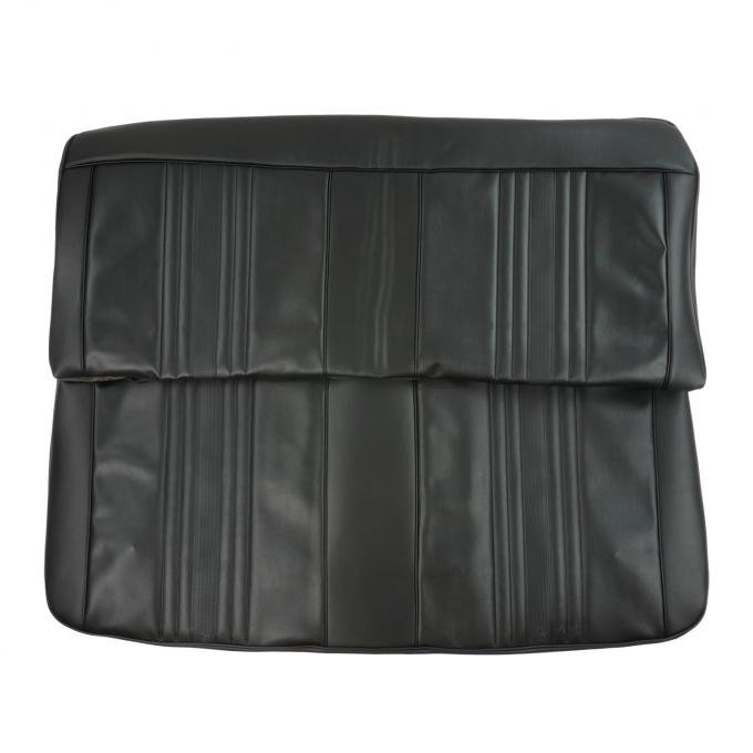 PUI Interiors 1969-1972 Chevrolet Nova 4 Door Black Front Bench Seat Cover 69XS4D10B