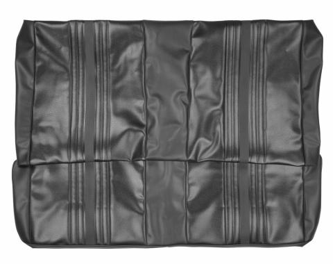 PUI Interiors 1972 Chevrolet Nova Hardtop Black Rear Bench Seat Cover 72XS10C