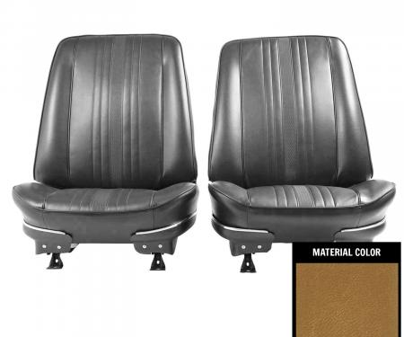 PUI Interiors 1970 Chevrolet Nova SS/Custom Gold Front Bucket Seat Covers 69XS43U