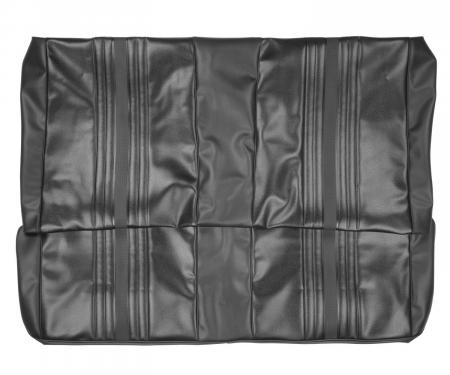 PUI Interiors 1972 Chevrolet Nova Hardtop Black Rear Bench Seat Cover 72XS10C