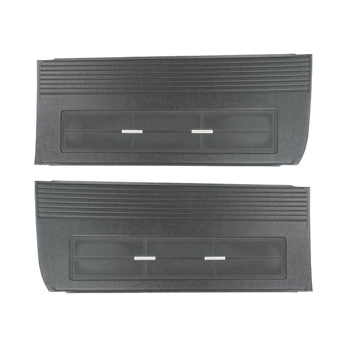 PUI Interiors 1963 Chevrolet Nova/SS Black Front Door Panels 63XD55