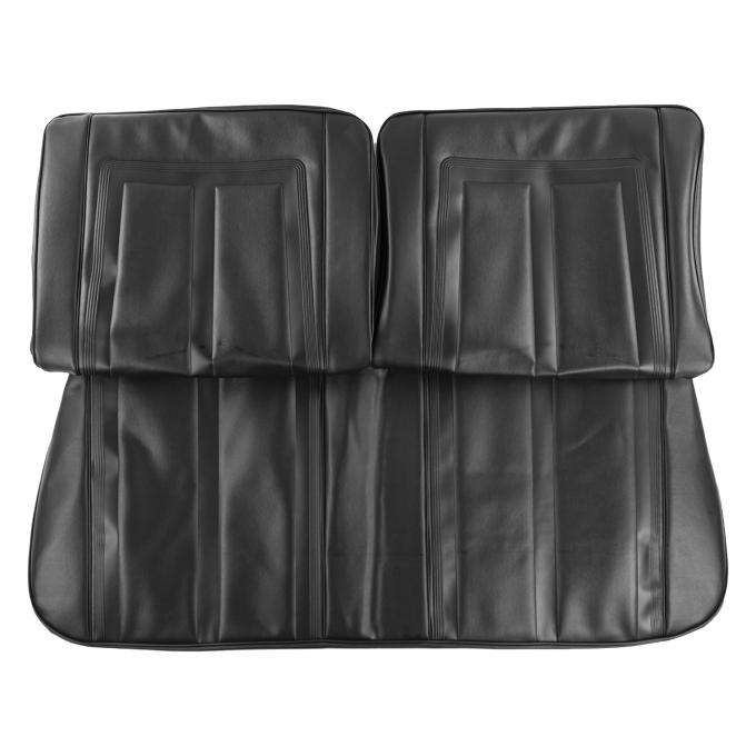 PUI Interiors 1966 Chevrolet Nova SS 2 Door Black Front Split Bench Seat Cover 66XS10B