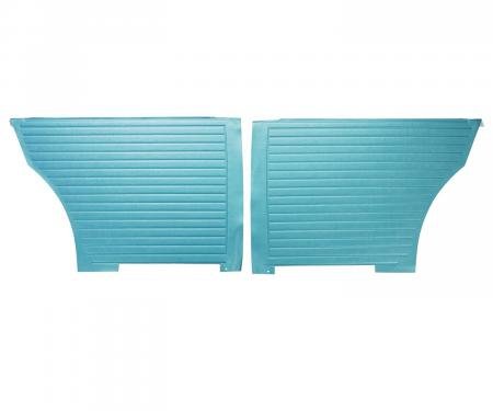 PUI Interiors 1966 Chevrolet Nova Hardtop Bright Blue Rear Door Panels D272C