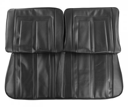 PUI Interiors 1966 Chevrolet Nova SS 2 Door Black Front Split Bench Seat Cover 66XS10B