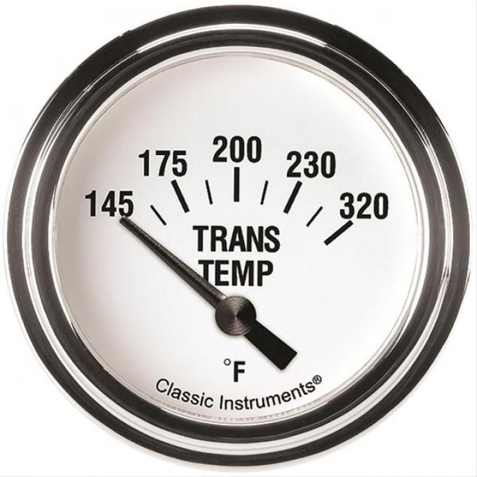 Classic Instruments White Hot 2 5/8" Transmission Temperature Gauge WH227SLF