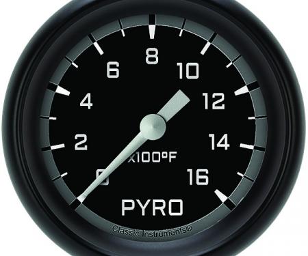 Classic Instruments Autocross Gray 2 5/8" Exhaust Gas Temp. Gauge AX398GBPF