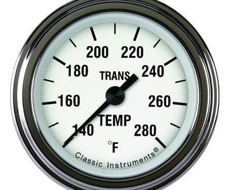 Classic Instruments White Hot 2 1/8" Transmission Temperature Gauge WH127SLF