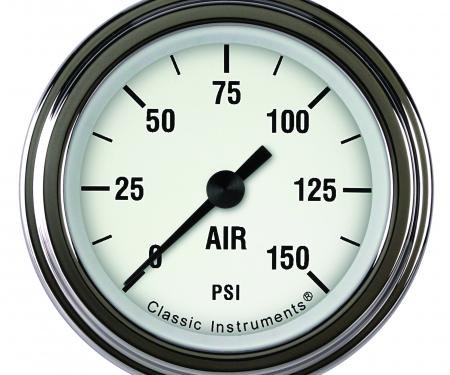 Classic Instruments White Hot 2 1/8" Air Pressure Gauge WH118SLF