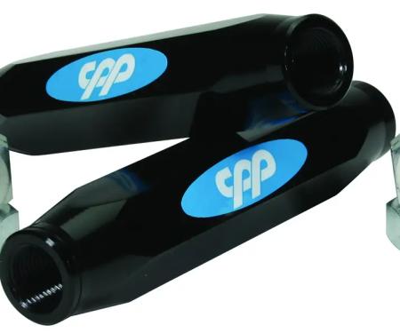 Classic Performance Aluminum Tie Rod Sleeves Black for a 1965-70 C10 ES350SP-AB