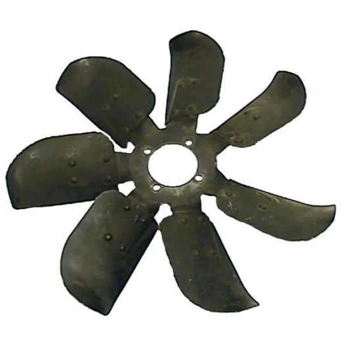 Nova Engine Cooling Fan, 7-Blade, Non-Date Coded, For Use With Fan Clutch, 1969-1976