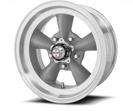 American Racing Torq-Thrust D Gray Wheel W/ Machine Lip, 15X6