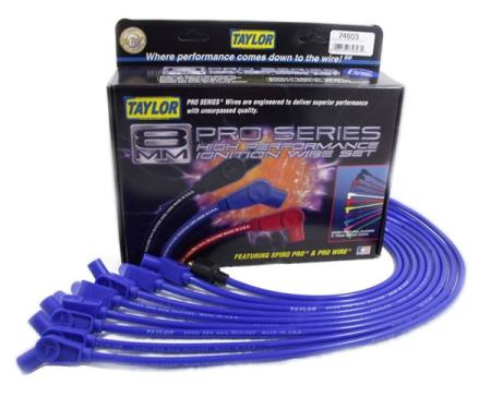 Nova Taylor Plug Wires, Spiro-Pro Custom, Blue, Big Block, 1969-1972