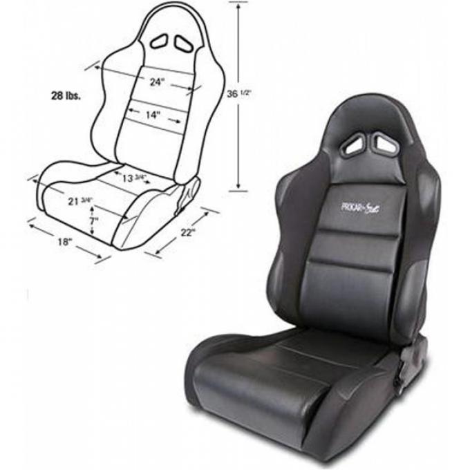 Nova Bucket Seat, Sportsman Series, Right