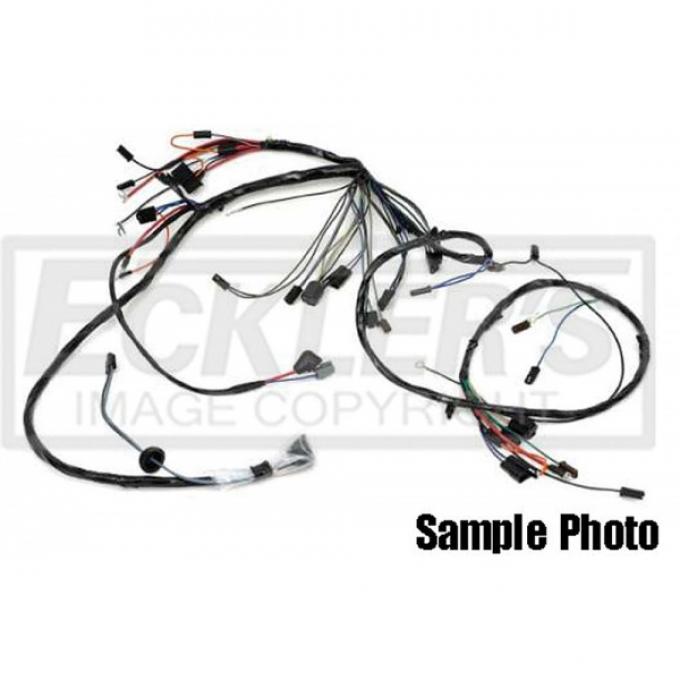 Nova Front Lighting Wiring Harness, For Cars With Generator, 1962