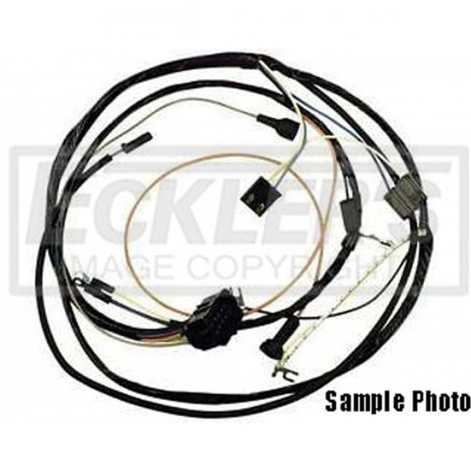 Nova Engine Wiring Harness, 4 Cylinder, With Warning Lights, 1962-1966