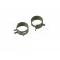 El Camino PCV System Related Bolts PCV Hose Clamps, 2 Pieces, 1971-1972