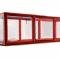 CarCapsule™ Showcase, Indoor Red Scorcher Series Showcase, Length 18'  (224 x 111 x 78 Inches) CCSH18RED