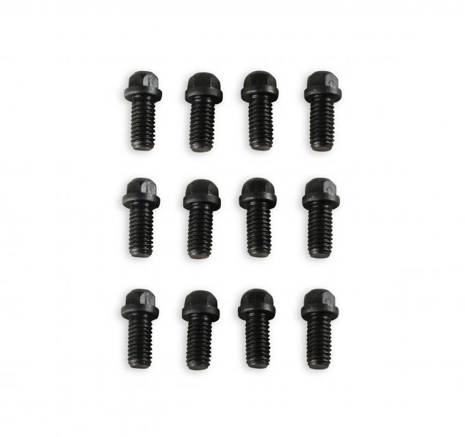 Mr. Gasket Header Bolts, 3/8-16 X 3/4 Inch Hex Head, Set of 12 915