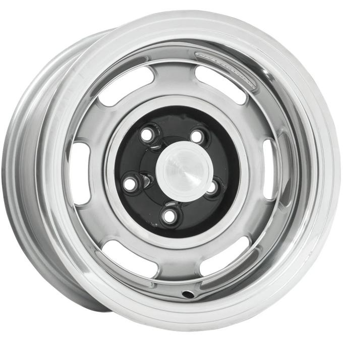 Wheel Vintiques 14x6 Pontiac Rallye I Silver 5x4.75" bolt 4.25" backspace 59-4634044