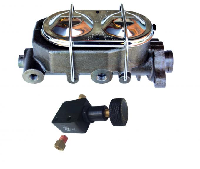 Leed Brakes Hydraulic Kit Chrome Top Master Cylinder Adjustable Porportioning Valve FC1012HK