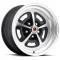 Legendary Wheels 1967-1973 Ford Mustang 17x8 Magnum 500 Alloy Wheel, 5 on 4.5 BP, 4.75 BS, Satin / Black LW50-70854D