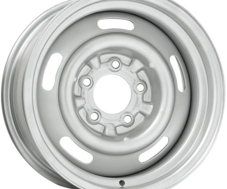 Wheel Vintiques 15x8 Corvette Style Rallye Silver  5x4.75" bolt  4.50" backspace 30-5834042