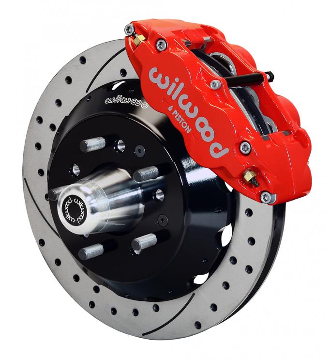 Wilwood Brakes Forged Narrow Superlite 6R Big Brake Front Brake Kit (Hub) 140-10492-DR