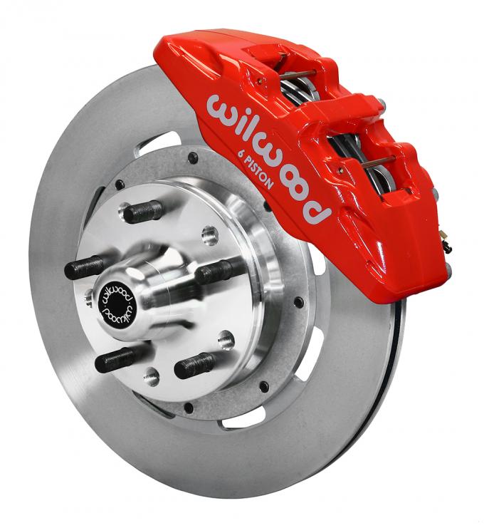 Wilwood Brakes Forged Dynapro 6 Big Brake Front Brake Kit (Hub) 140-10510-R