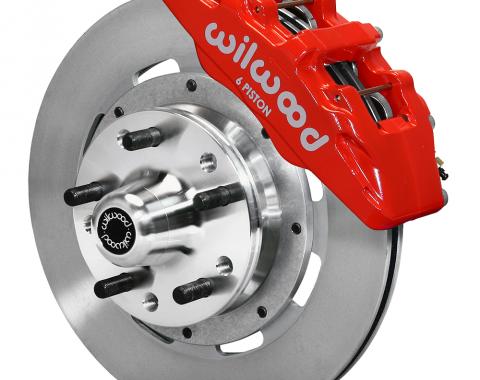 Wilwood Brakes Forged Dynapro 6 Big Brake Front Brake Kit (Hub) 140-10510-R