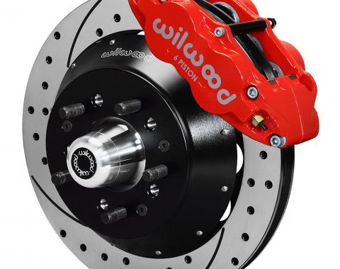 Wilwood Brakes Forged Narrow Superlite 6R Big Brake Front Brake Kit (Hub) 140-9803-DR