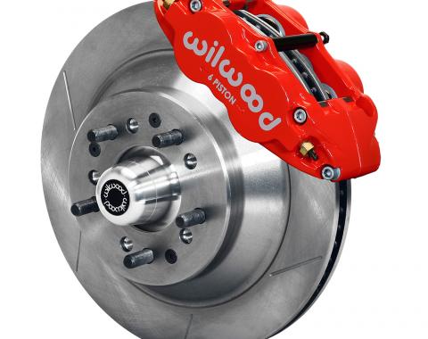 Wilwood Brakes Forged Narrow Superlite 6R Big Brake Front Brake Kit (Hub and 1PC Rotor) 140-12278-R